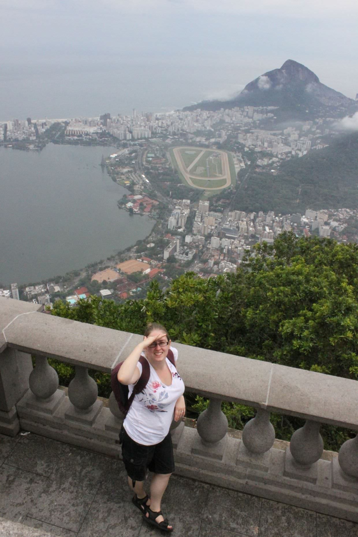 Sam high above Rio