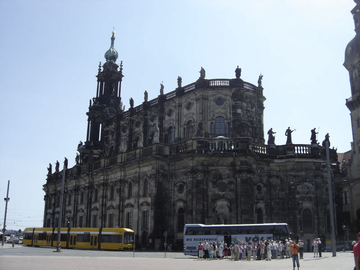 Arrival in Dresden