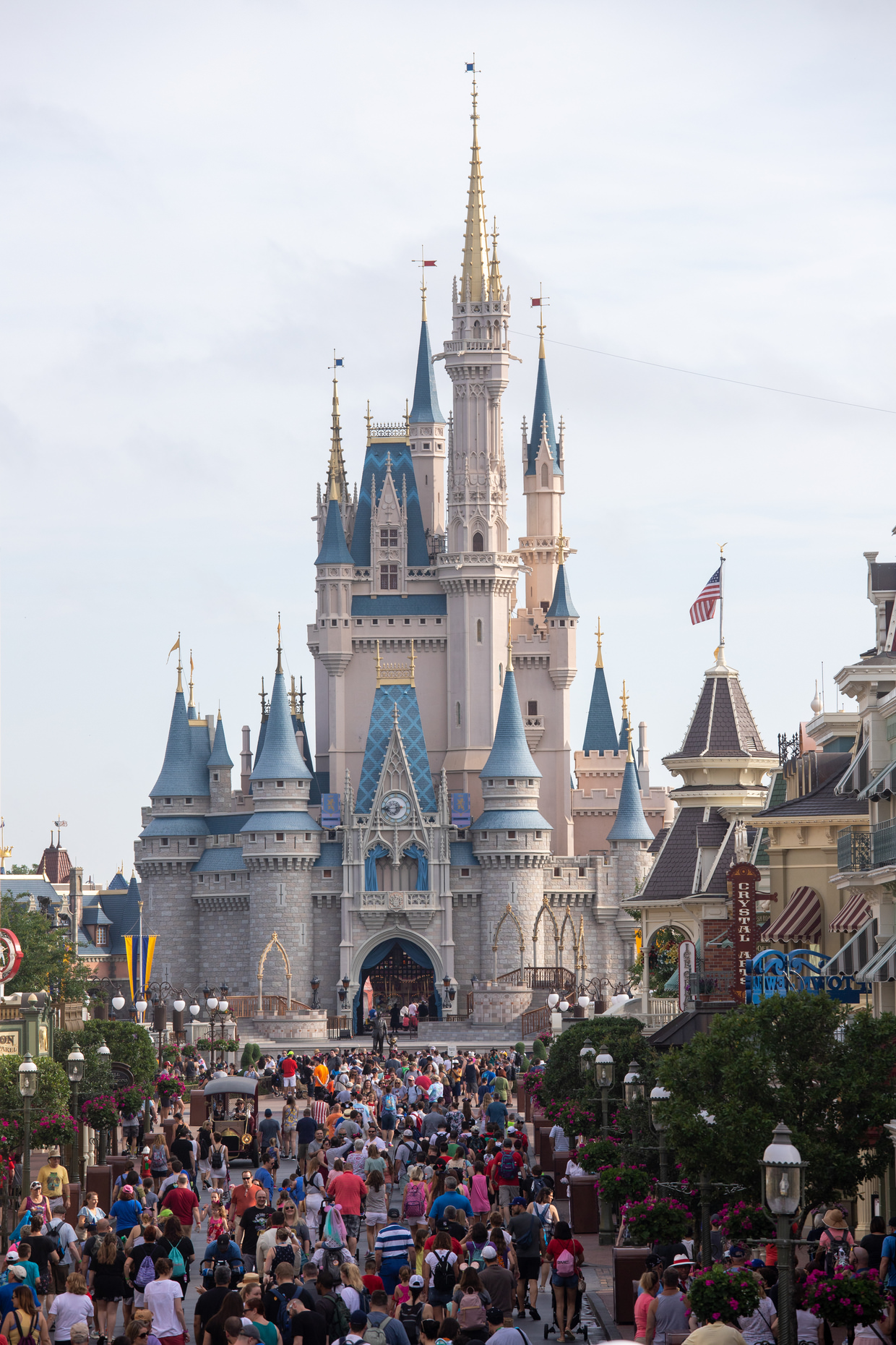 Disney’s famous Cinderella castle