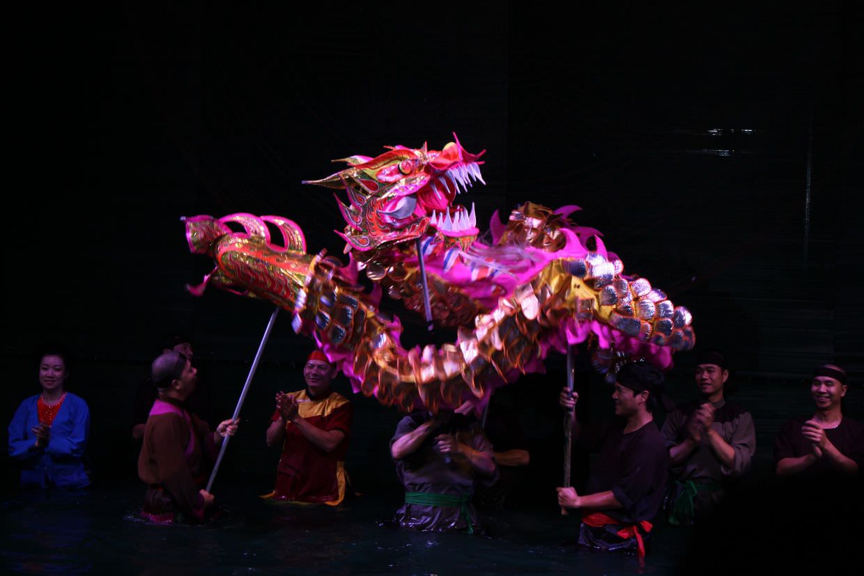 Water puppet theatre in Hanoi