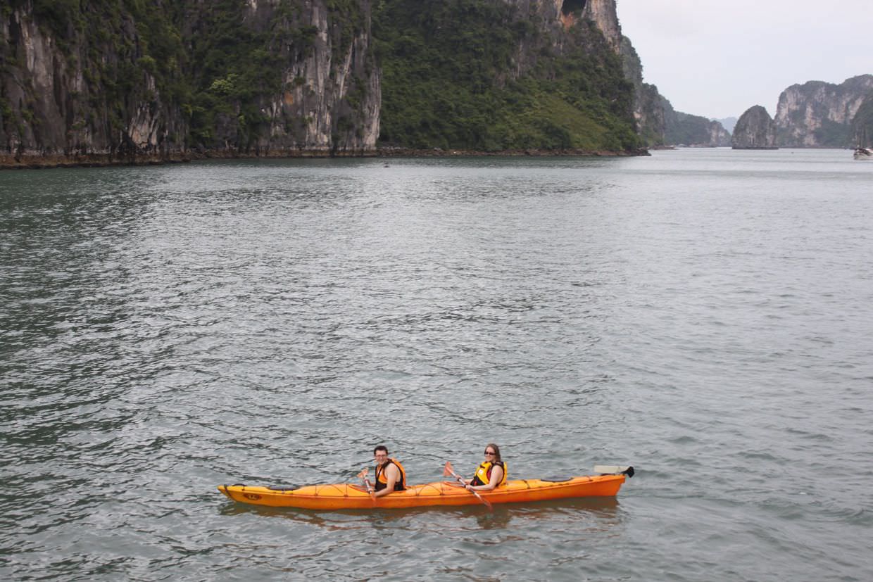 Kayaking around H. Cap La