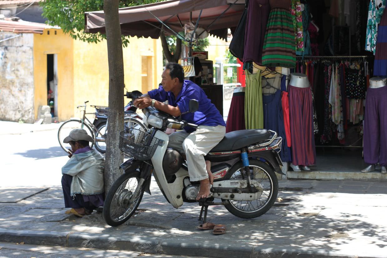 Motorbikes and tailors