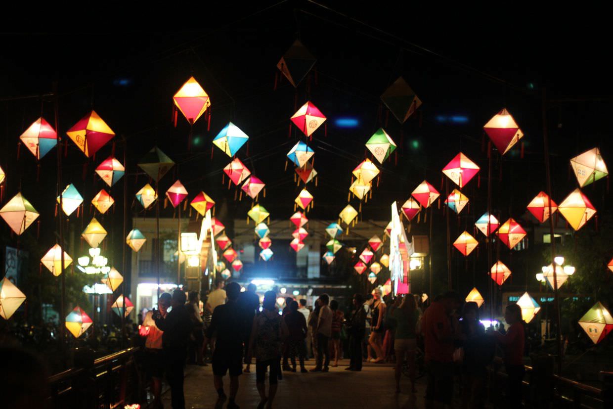 Lanterns on the bridge