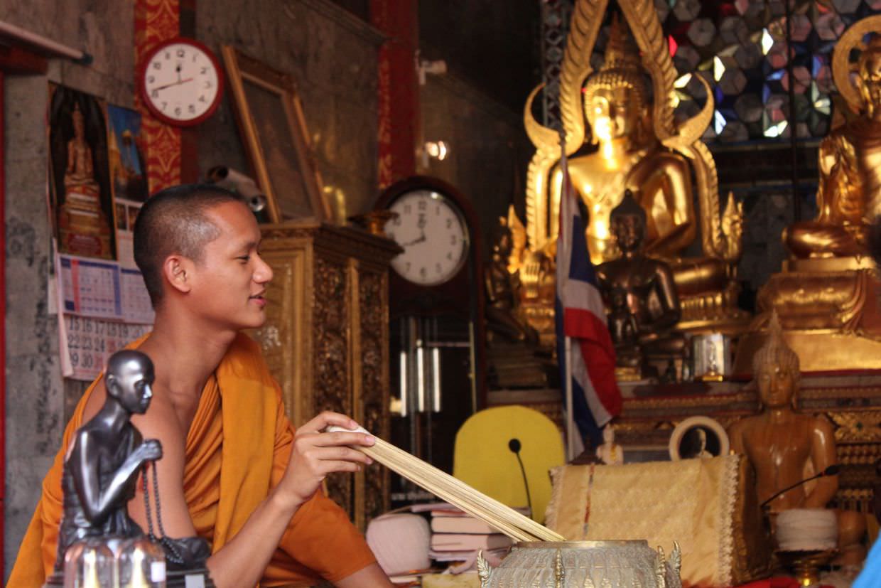 A monk at Doi Suthep