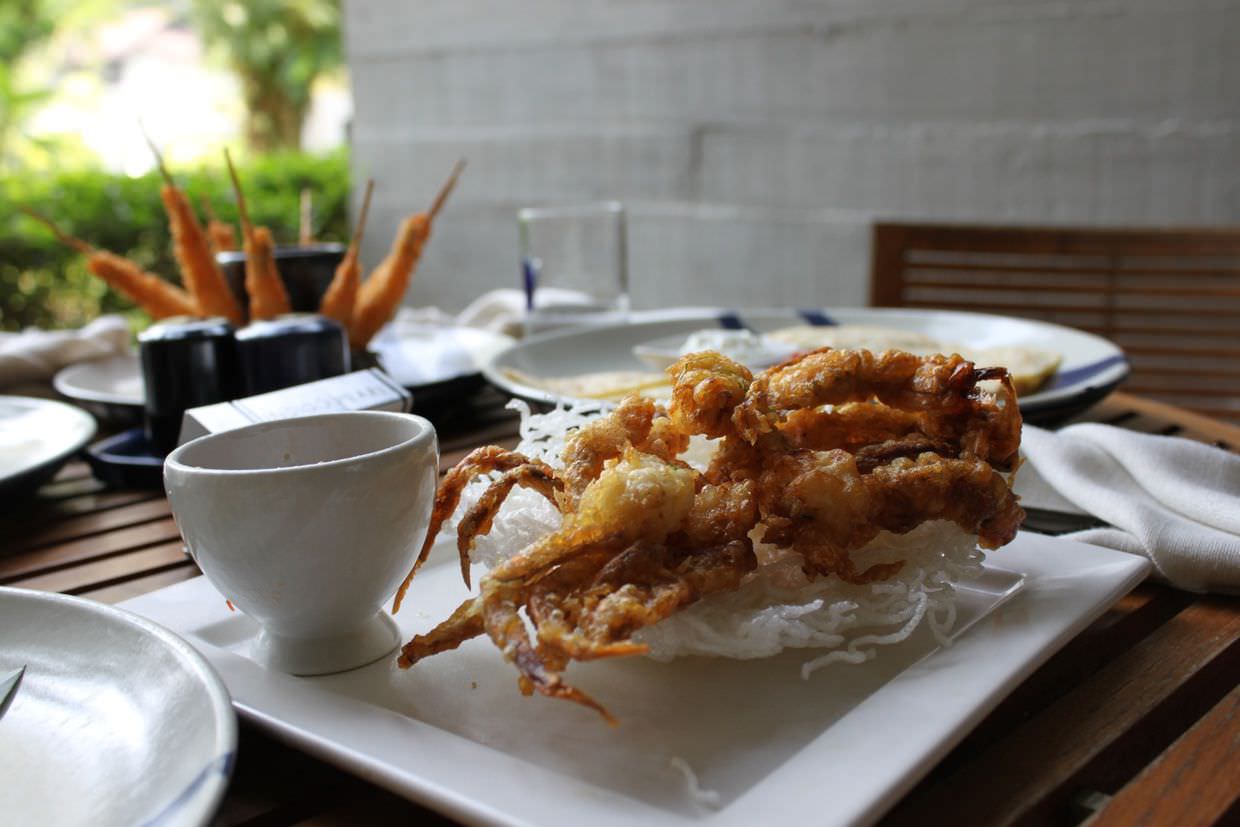 The best soft shelled crab we’ll ever eat