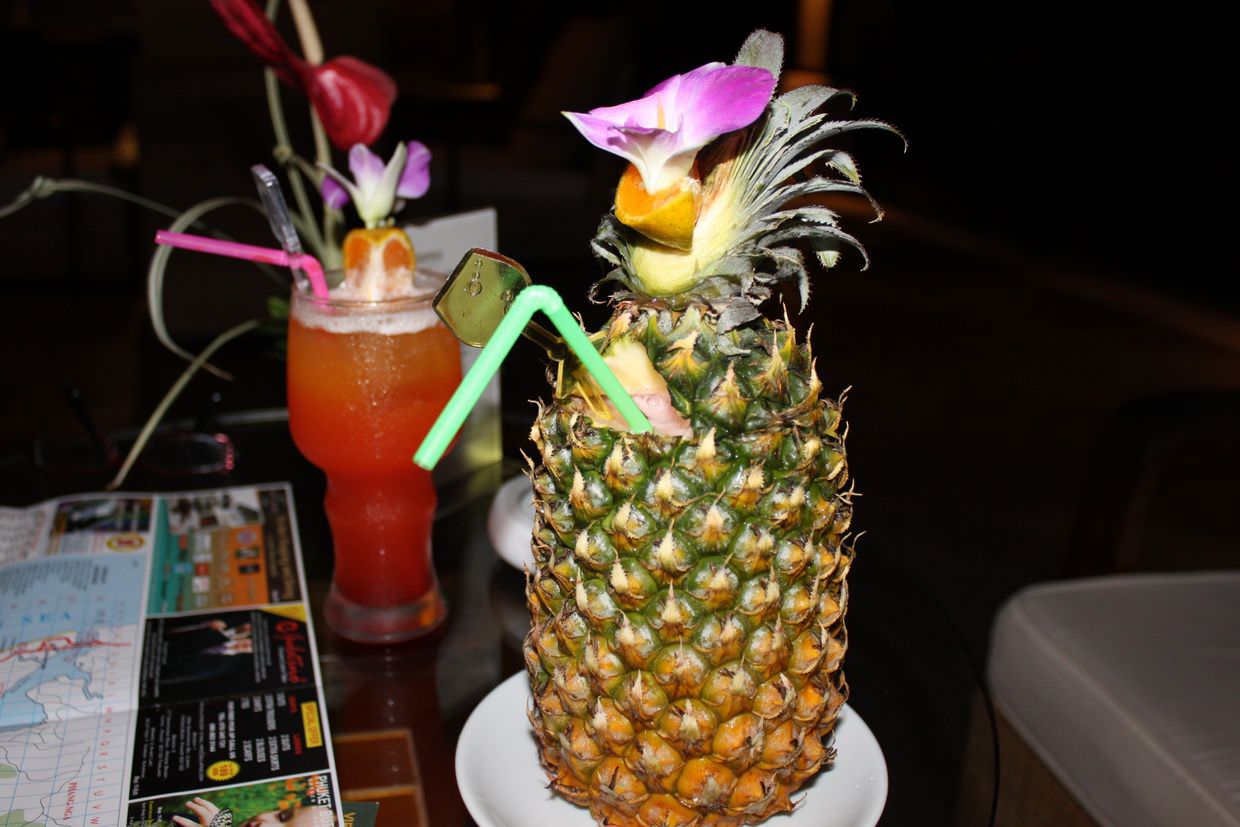 Pineapple cocktails