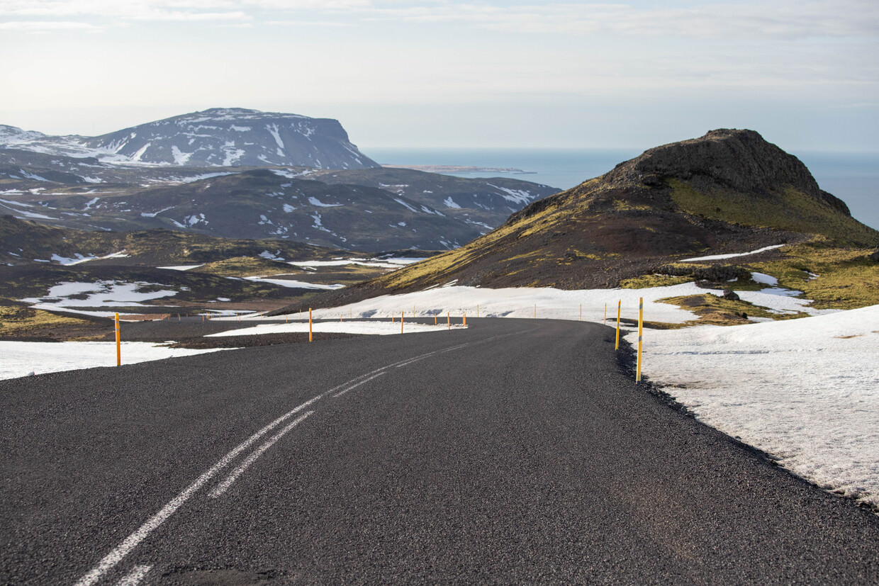 A view from our drive home on the mountain pass