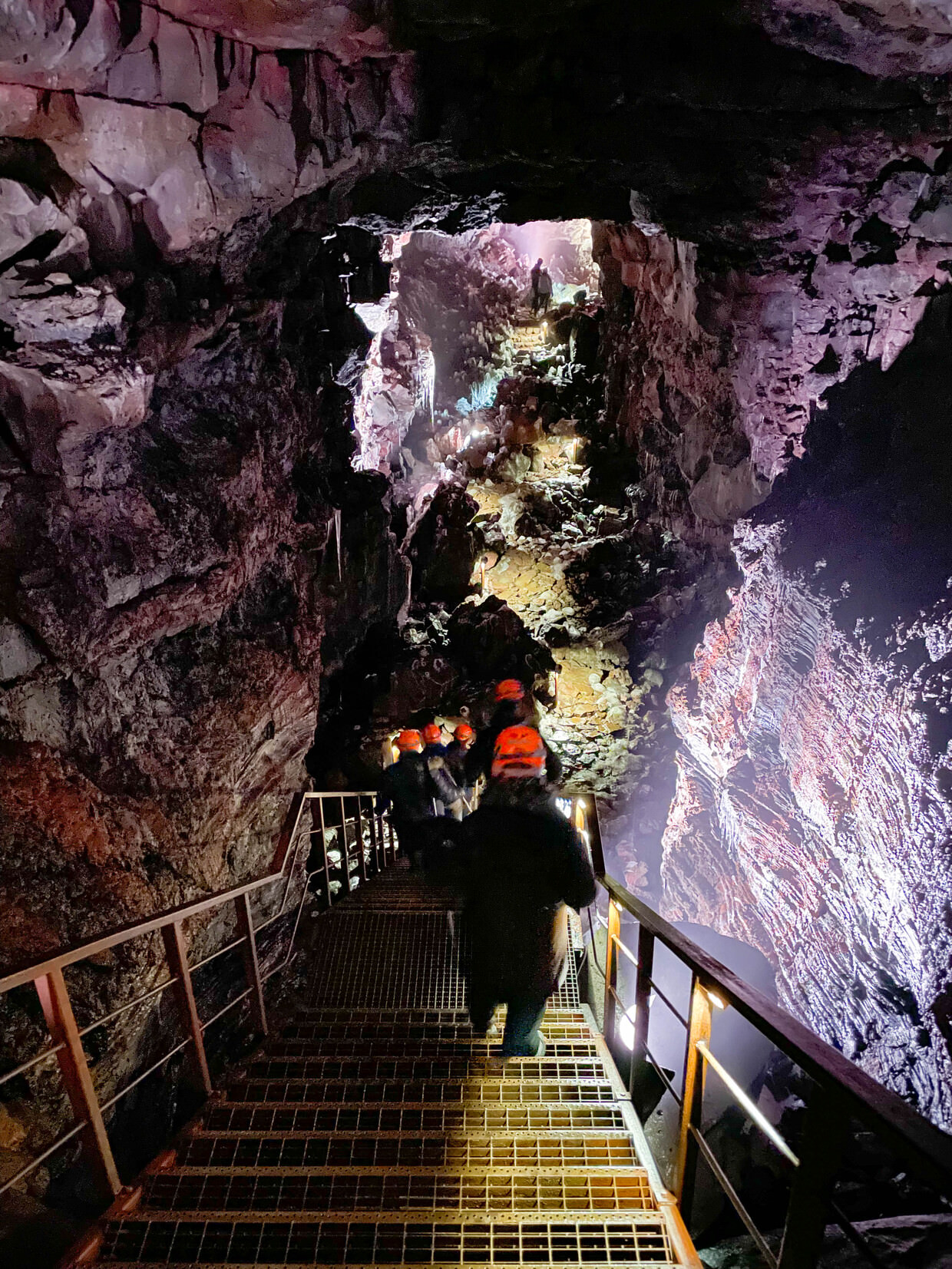 Descending into the Lava Tunnel