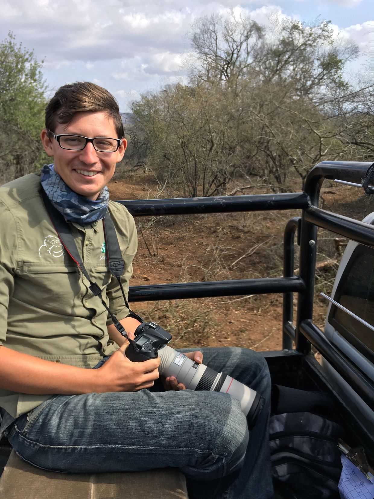 Paul on safari