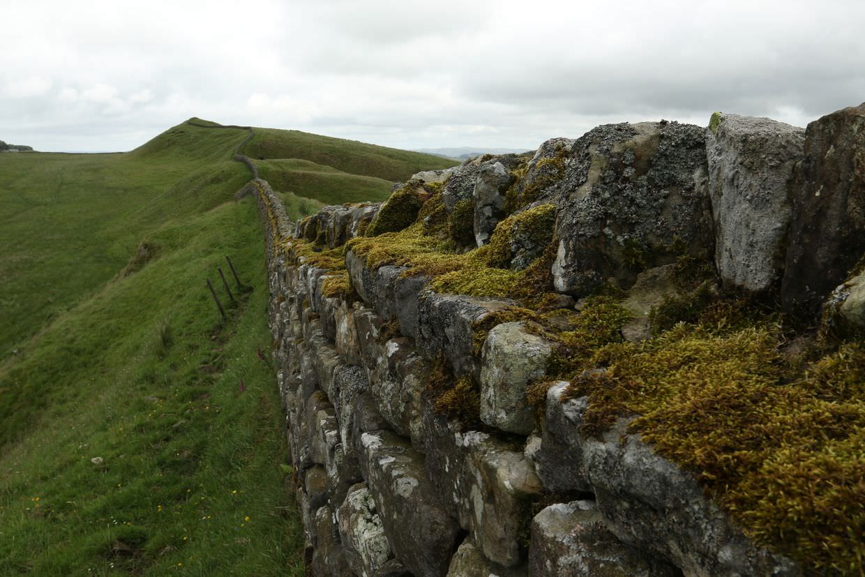 Hadrian’s Wall at Housestead’s Roman Fort
