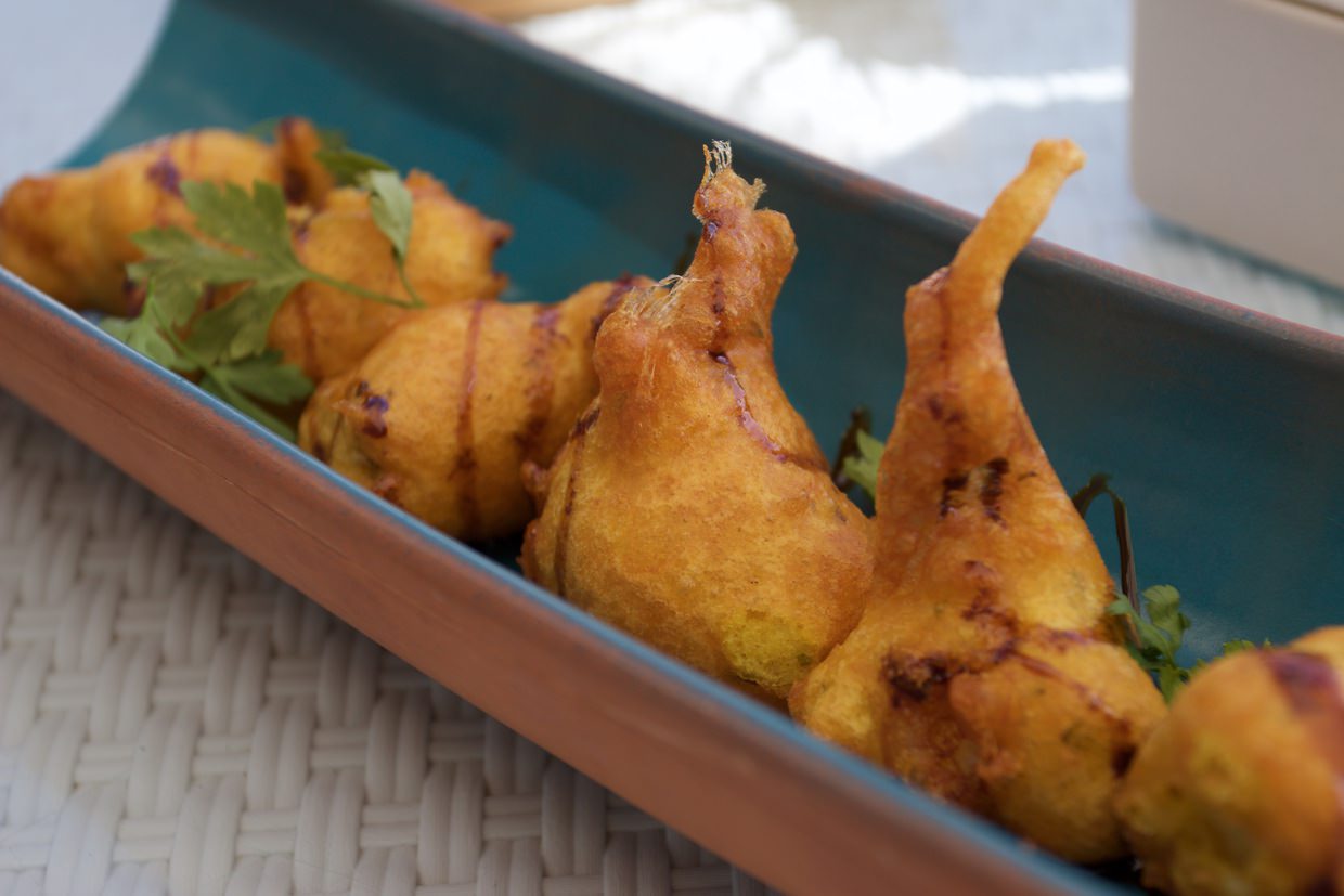 Battered cod with smoked paprika