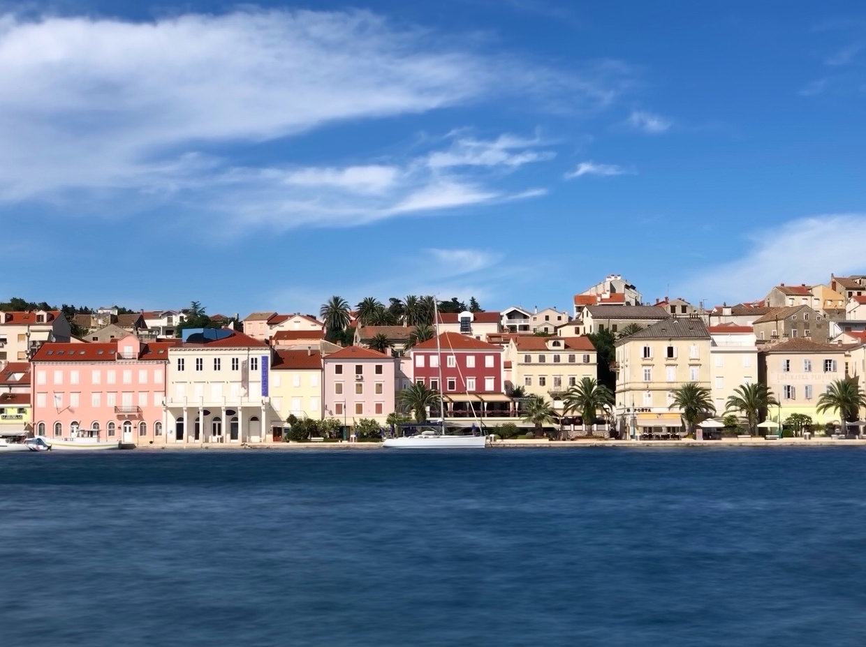 Mali Lošinj from across the harbour