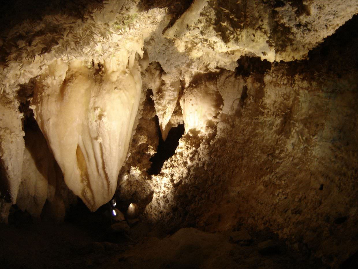 One of the mountain’s cave systems