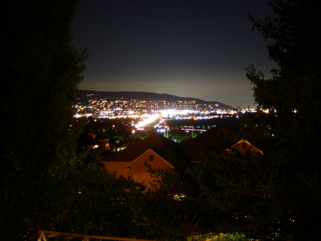 View of Salt Lake City at night