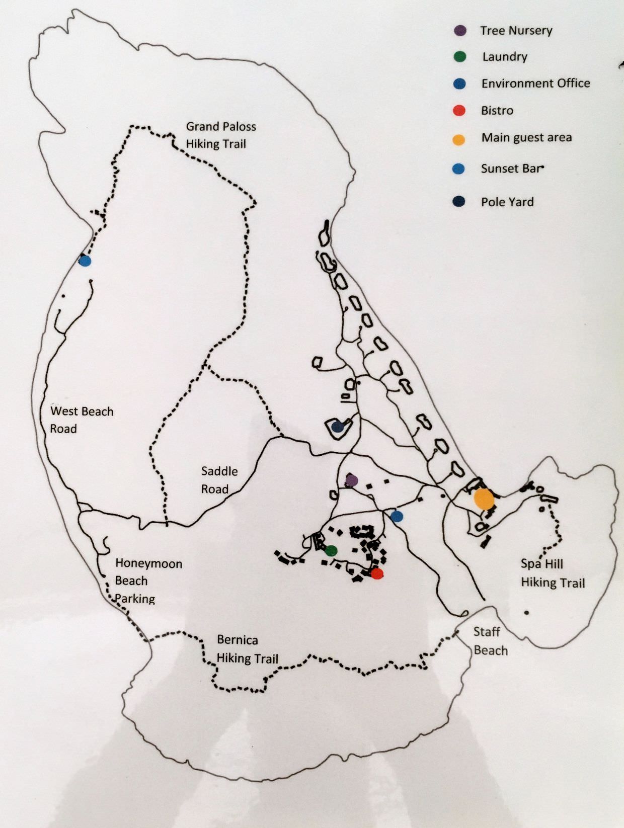 Map of North Island