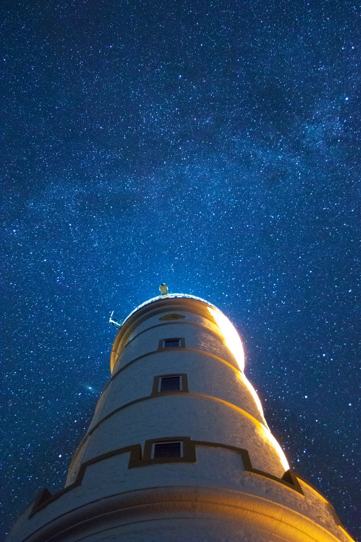 Corsewall Lighthouse beneath The Milky Way
