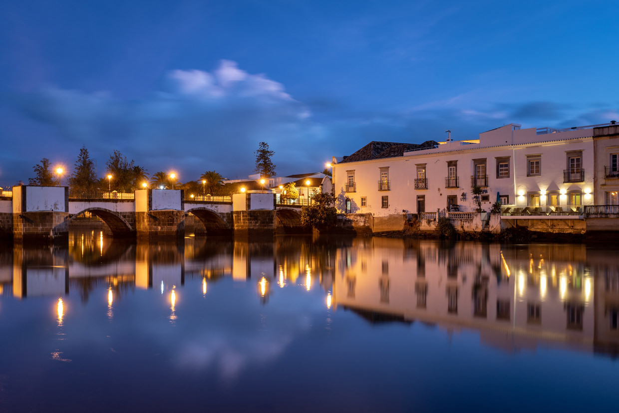 Tavira at night